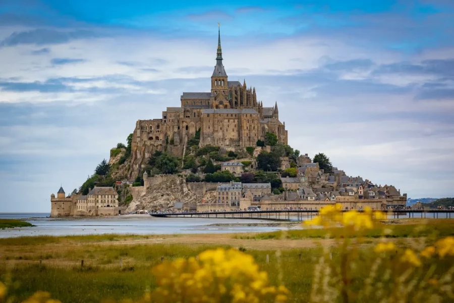 Paysage du Mont-Saint-Michel, France