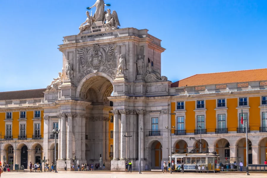 Praça do Comércio, Lisbonne, Portugal