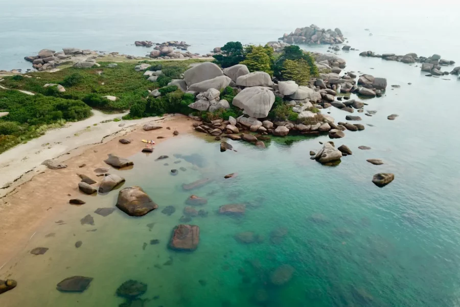 Presqu'île Renote, Trégastel, Bretagne, France