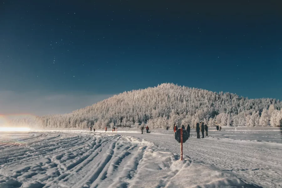 Paysage de Laponie, Finlande