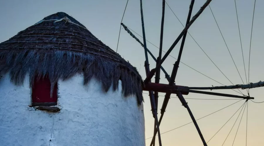Moulin à vent à Mykonos, Grèce