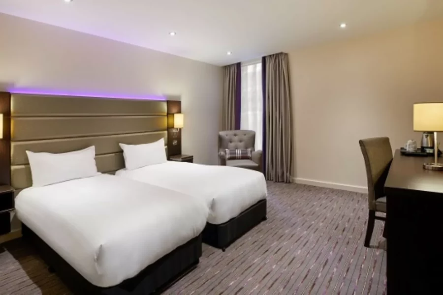 Chambre twinn Premier Inn London Kings Cross