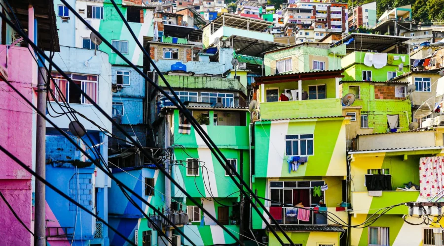 Favela de Rio de Janeiro, Brésil