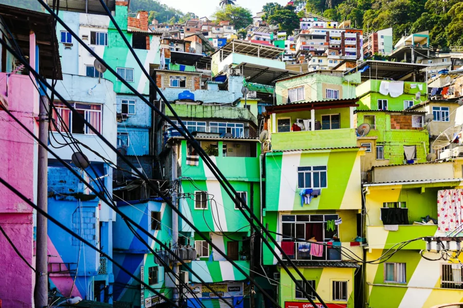 Favela de Rio de Janeiro, Brésil