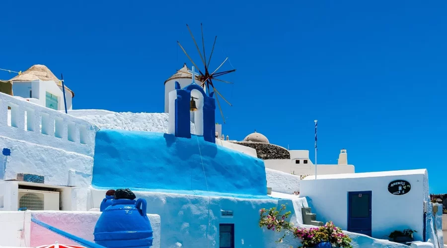 grèce-santorin-clocher