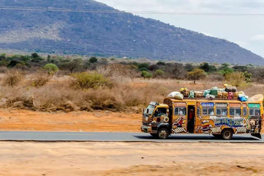 Paysages authentiques du Kenya magnifique