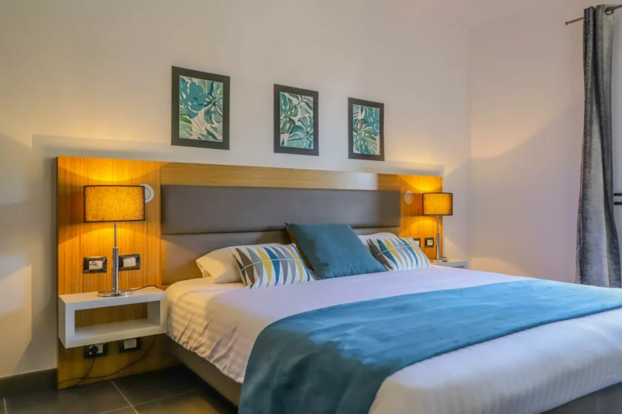 Chambre double à l’hôtel San Lucianu