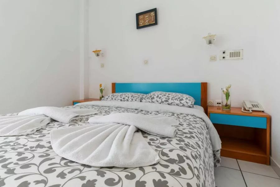Chambre double hôtel Kalma Santorin