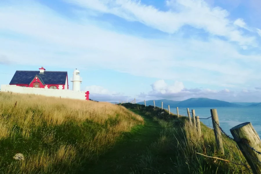 Paysage de collines verdoyantes à Dingle, sur la péninsule du Kerry