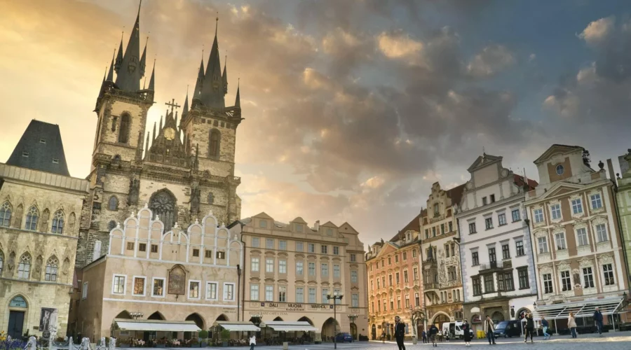 Place de la vieille ville à Prague
