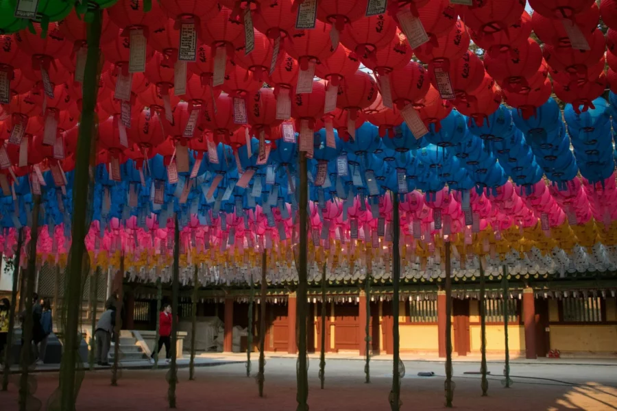 Temple classé au patrimoine mondial de l’UNESCO à Gyeongju